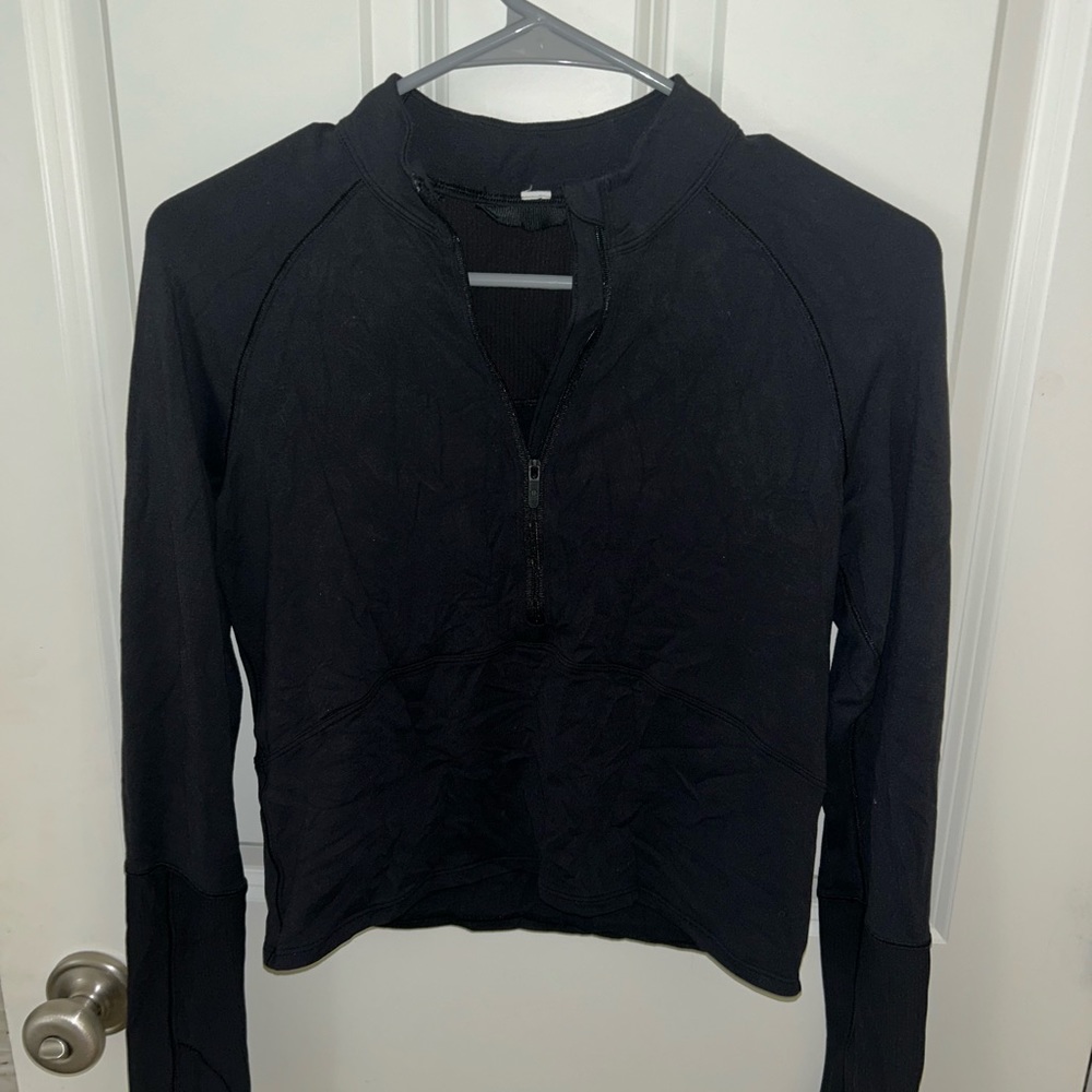 Lululemon Black Quarter Zip